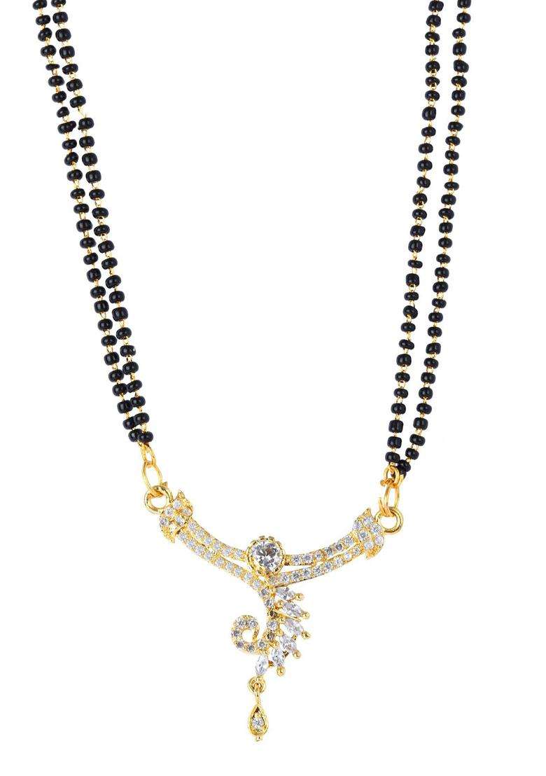 White Brass Mangalsutra - Indya