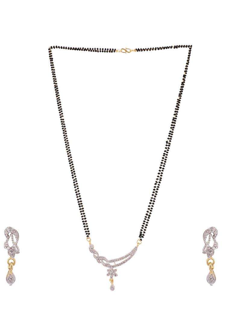 White Brass Mangalsutra - Indya