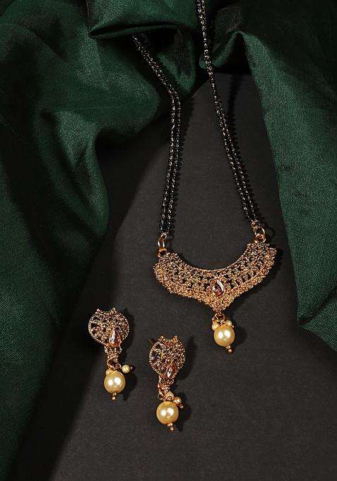 Golden Brass Mangalsutra