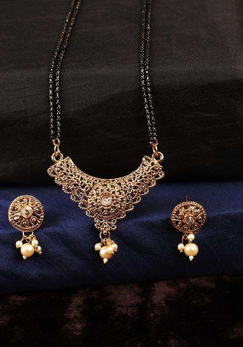 Golden Brass Mangalsutra