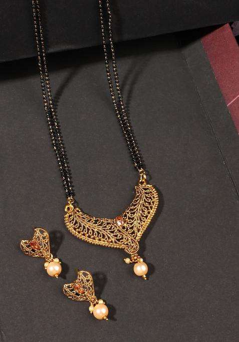 Golden Brass Mangalsutra