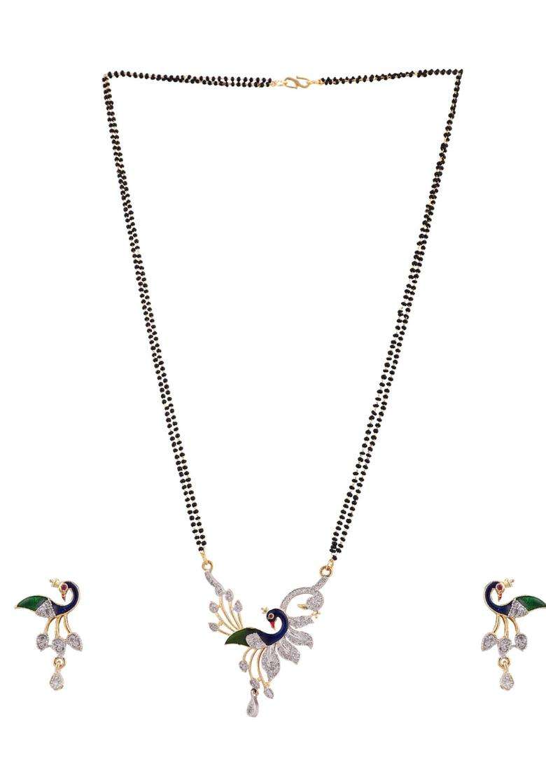 White Brass Mangalsutra - Indya