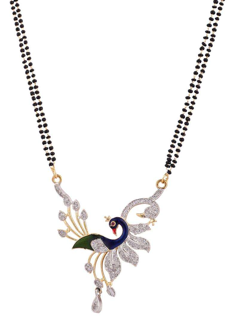 White Brass Mangalsutra - Indya
