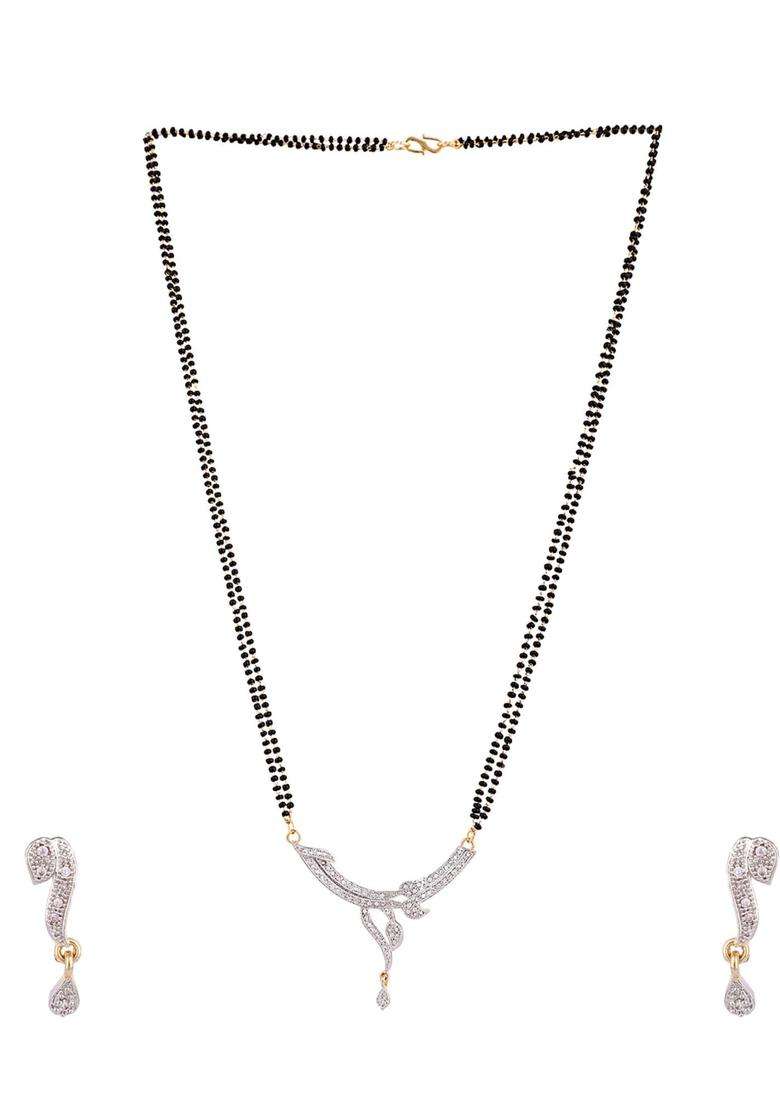 White Brass Mangalsutra - Indya