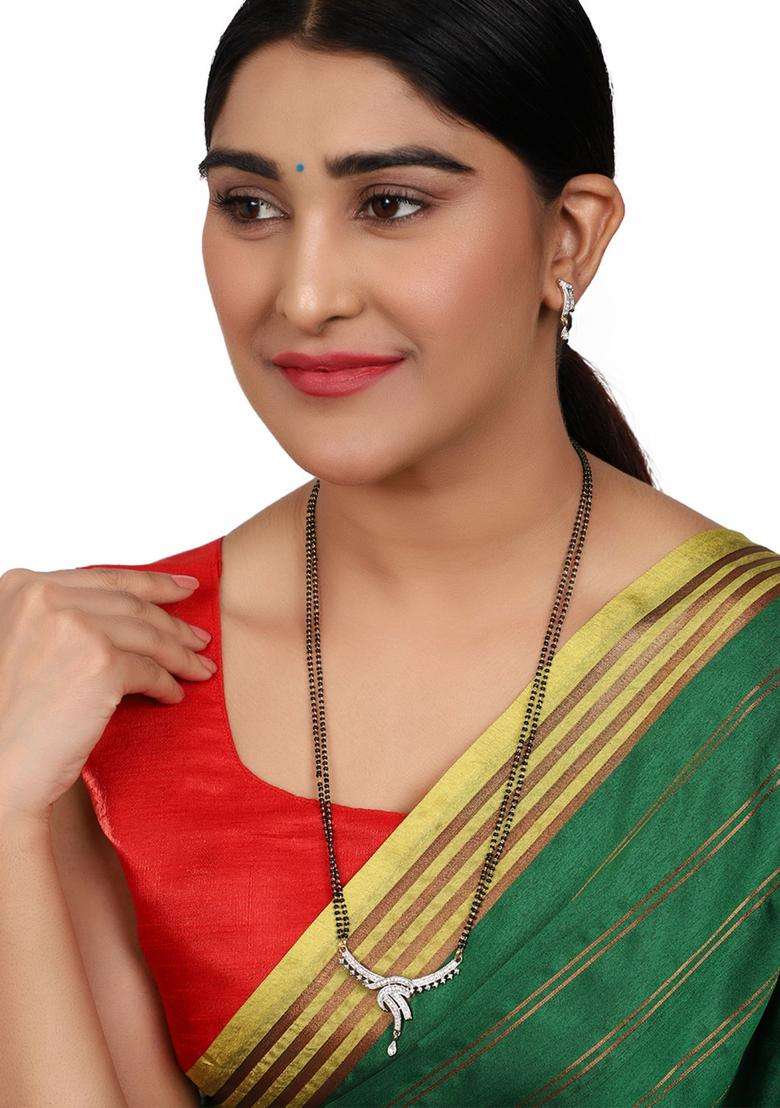 White Brass Mangalsutra - Indya