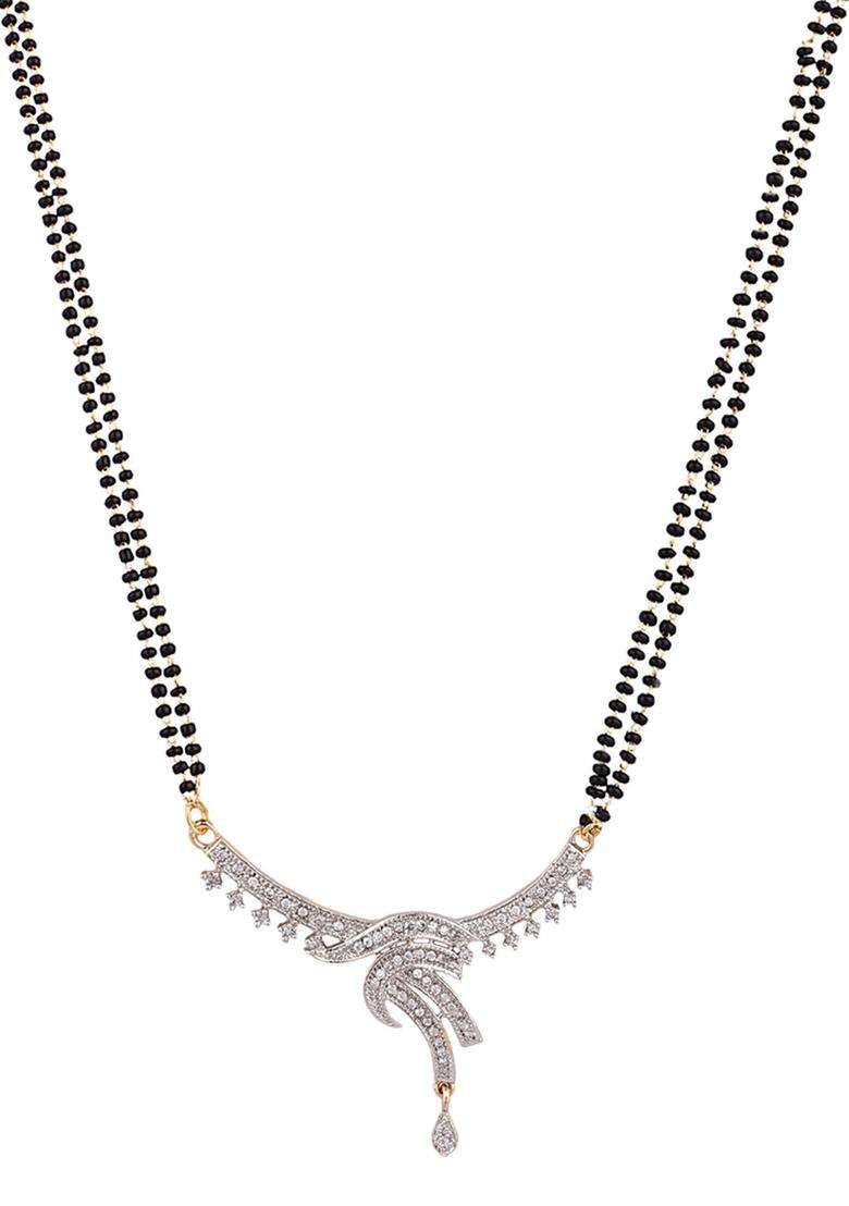 White Brass Mangalsutra - Indya