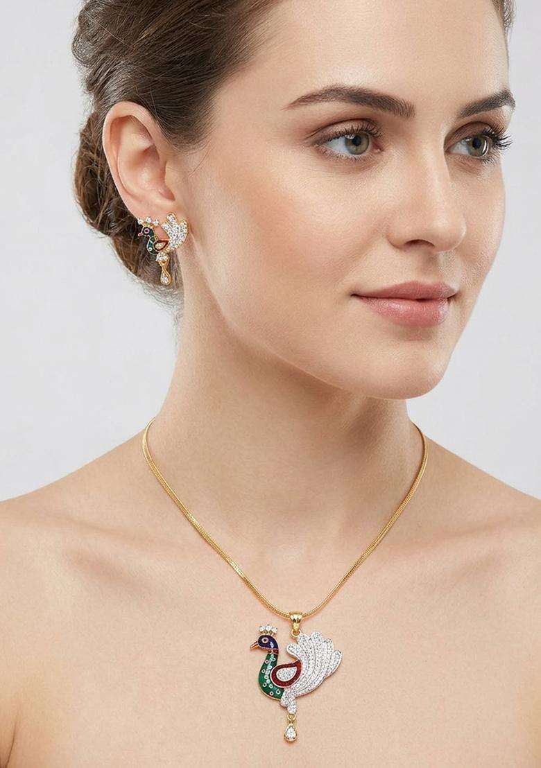 Multicolor Brass Mangalsutra - Indya