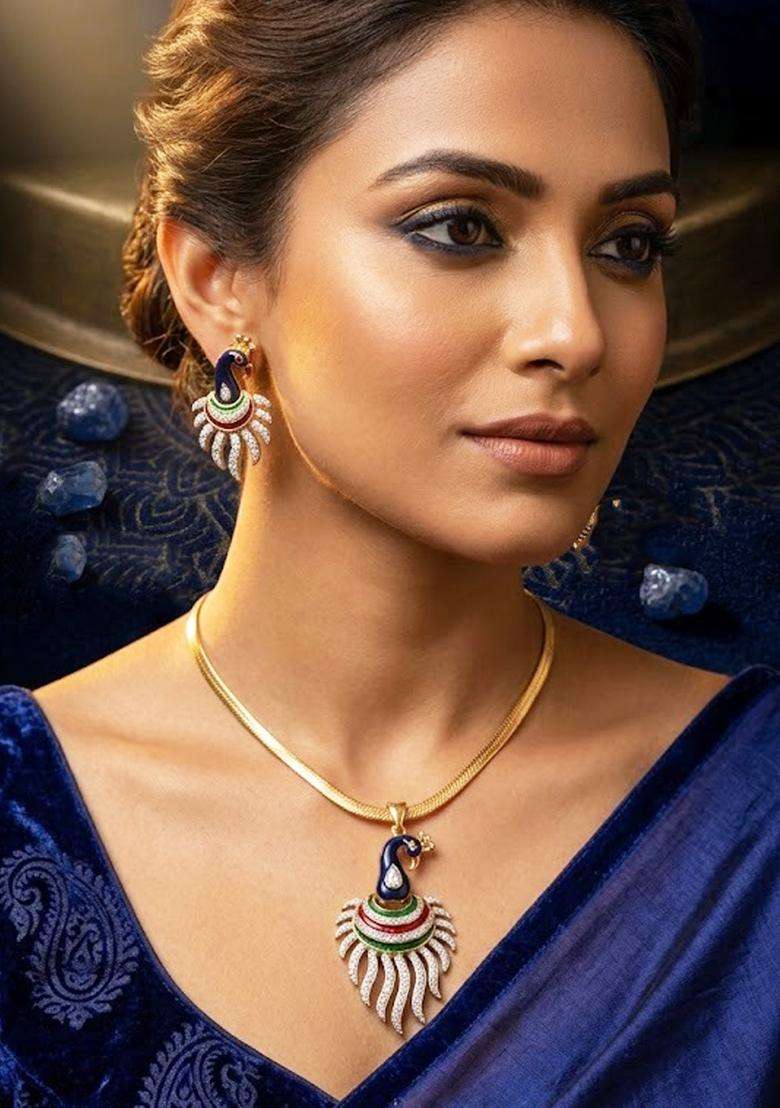 Multicolor Brass Mangalsutra - Indya