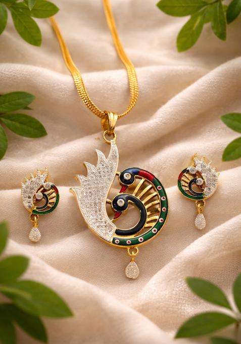 Multicolor Brass Mangalsutra
