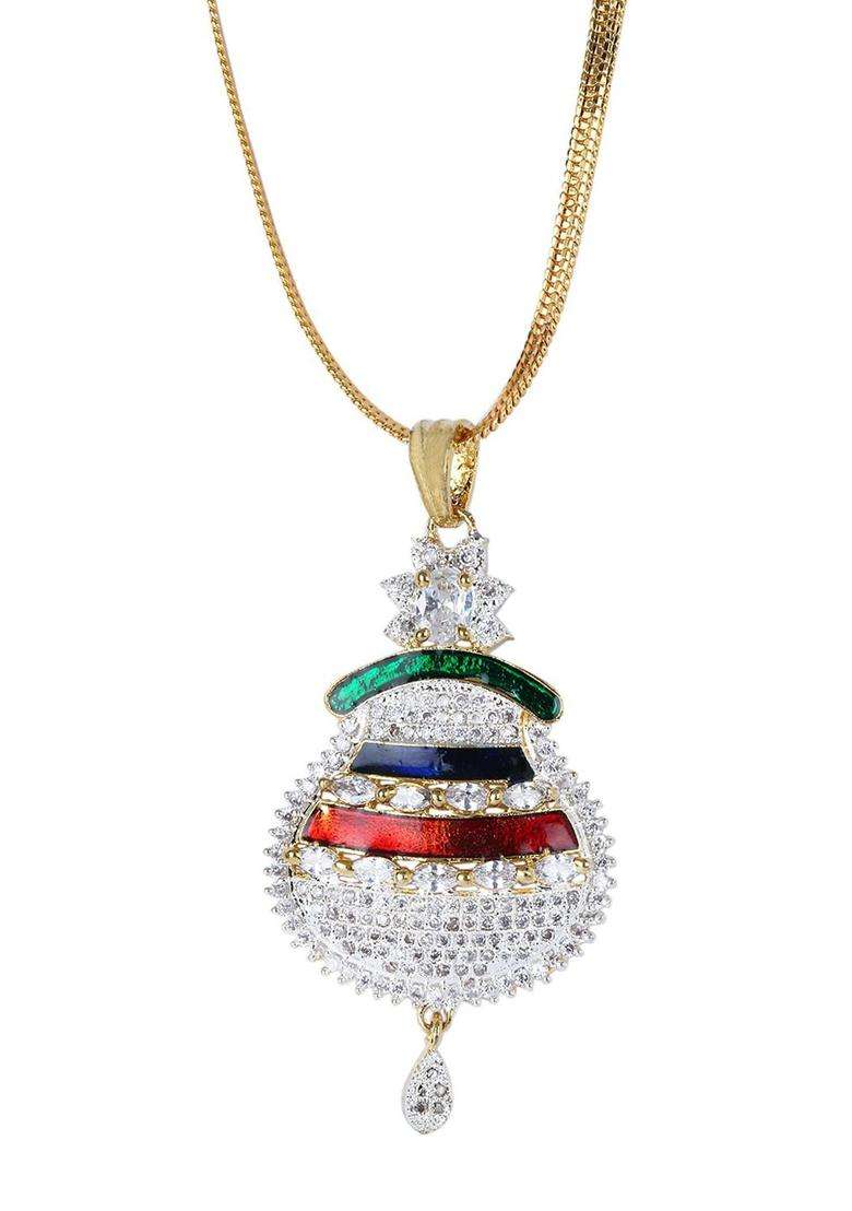 Multicolor Brass Mangalsutra - Indya