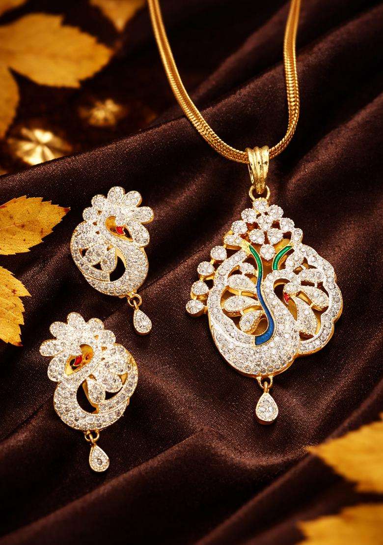 Multicolor Brass Mangalsutra - Indya