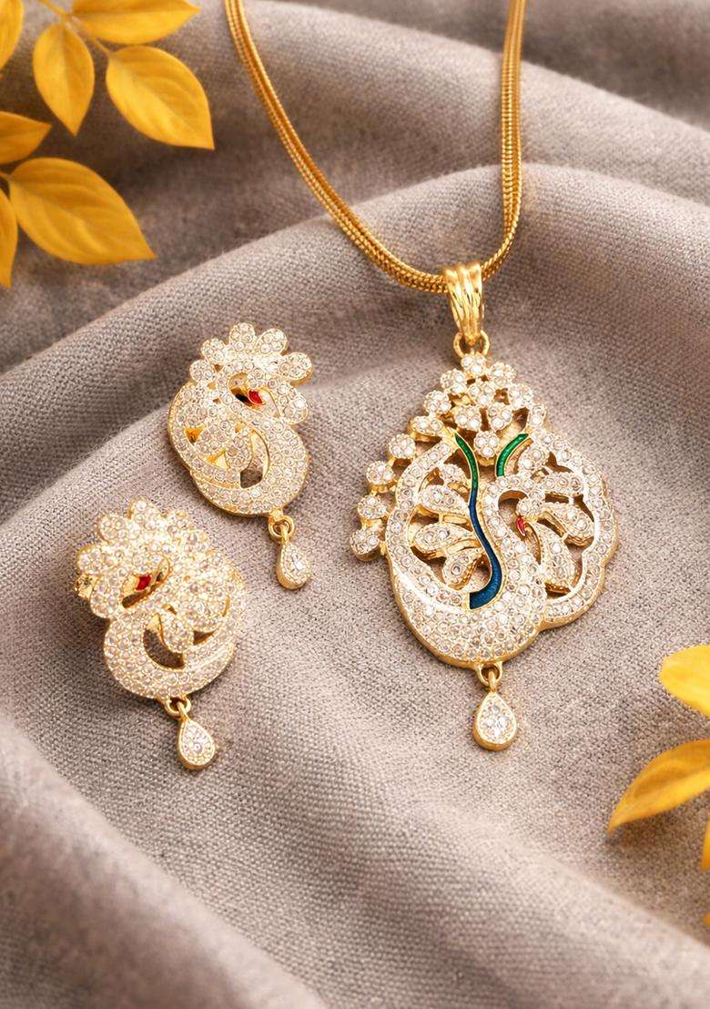 Multicolor Brass Mangalsutra - Indya