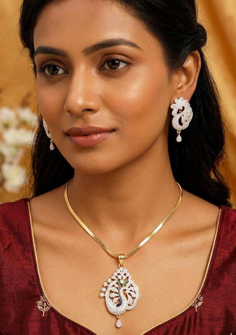 Multicolor Brass Mangalsutra - Indya