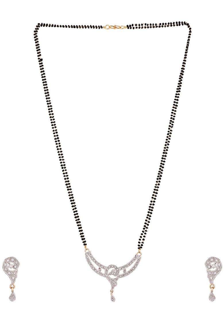 White Brass Mangalsutra - Indya