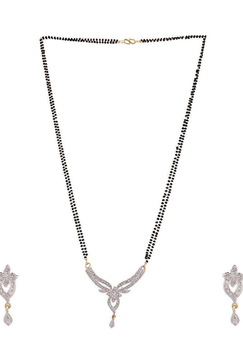 White Brass Mangalsutra - Indya