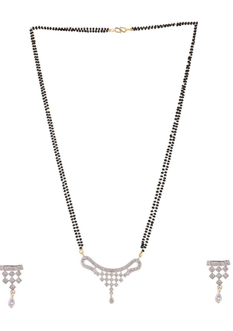 White Brass Mangalsutra - Indya