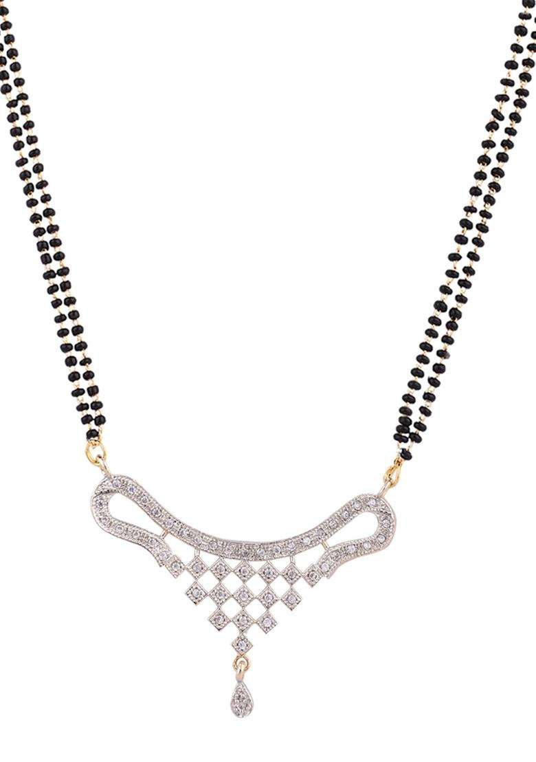 White Brass Mangalsutra - Indya