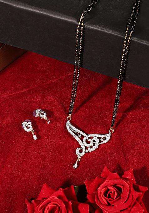 White Brass Mangalsutra