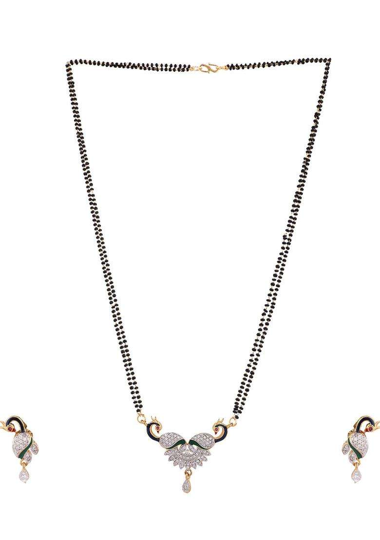 White Brass Mangalsutra - Indya