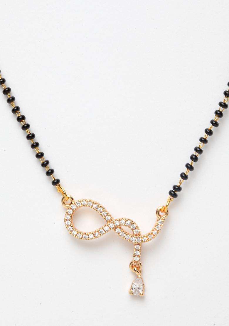 White Brass Mangalsutra - Indya