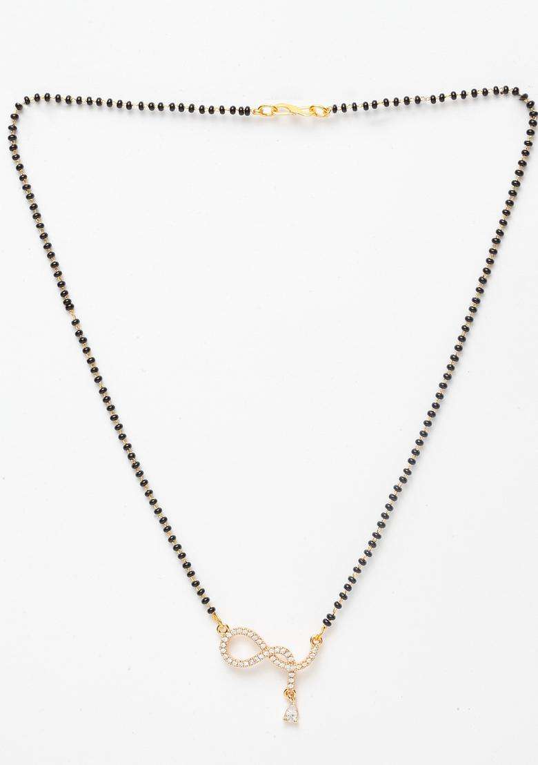 White Brass Mangalsutra - Indya