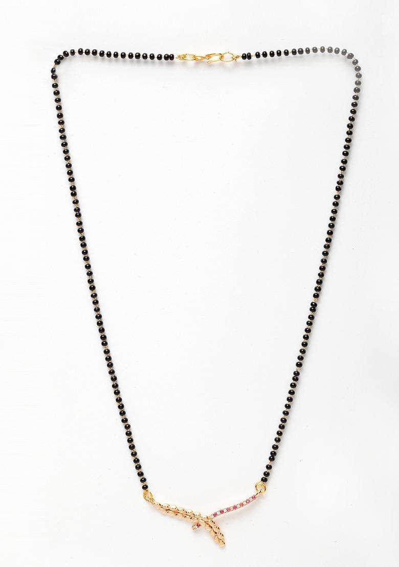 White Brass Mangalsutra - Indya