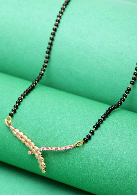 White Brass Mangalsutra