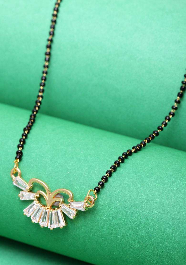 White Brass Mangalsutra - Indya