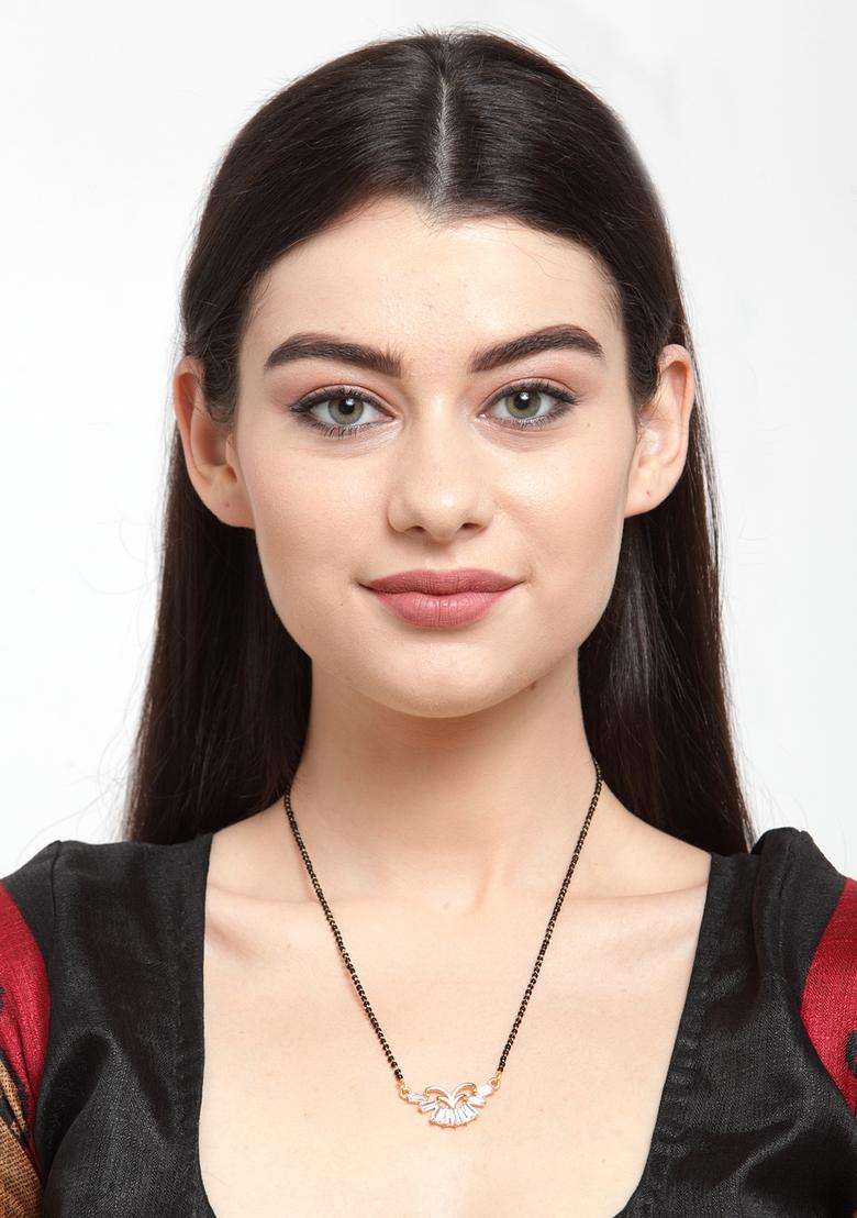 White Brass Mangalsutra - Indya