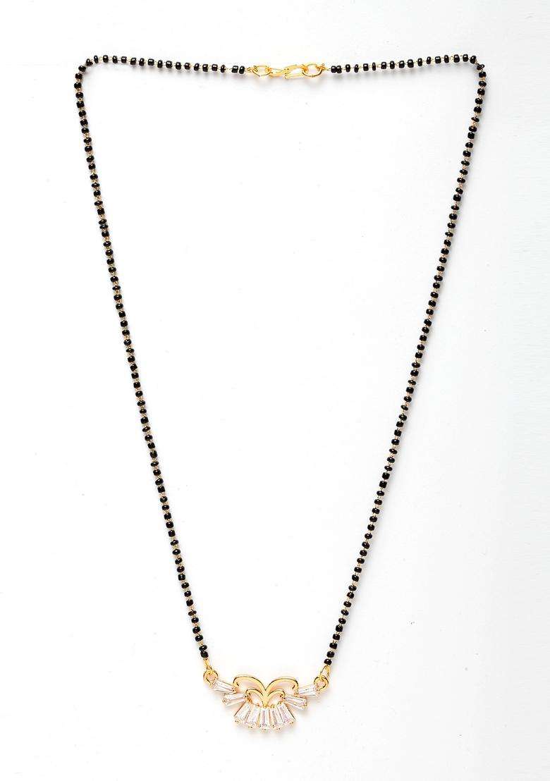 White Brass Mangalsutra - Indya