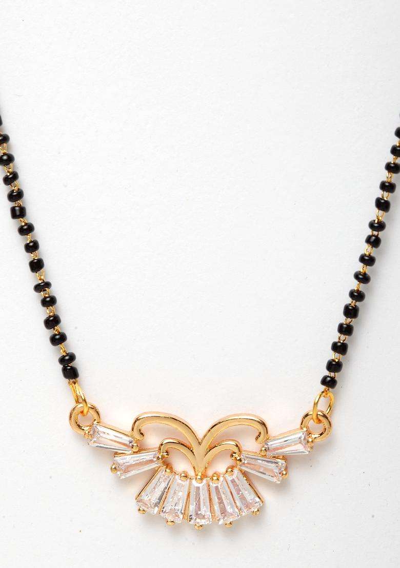 White Brass Mangalsutra - Indya