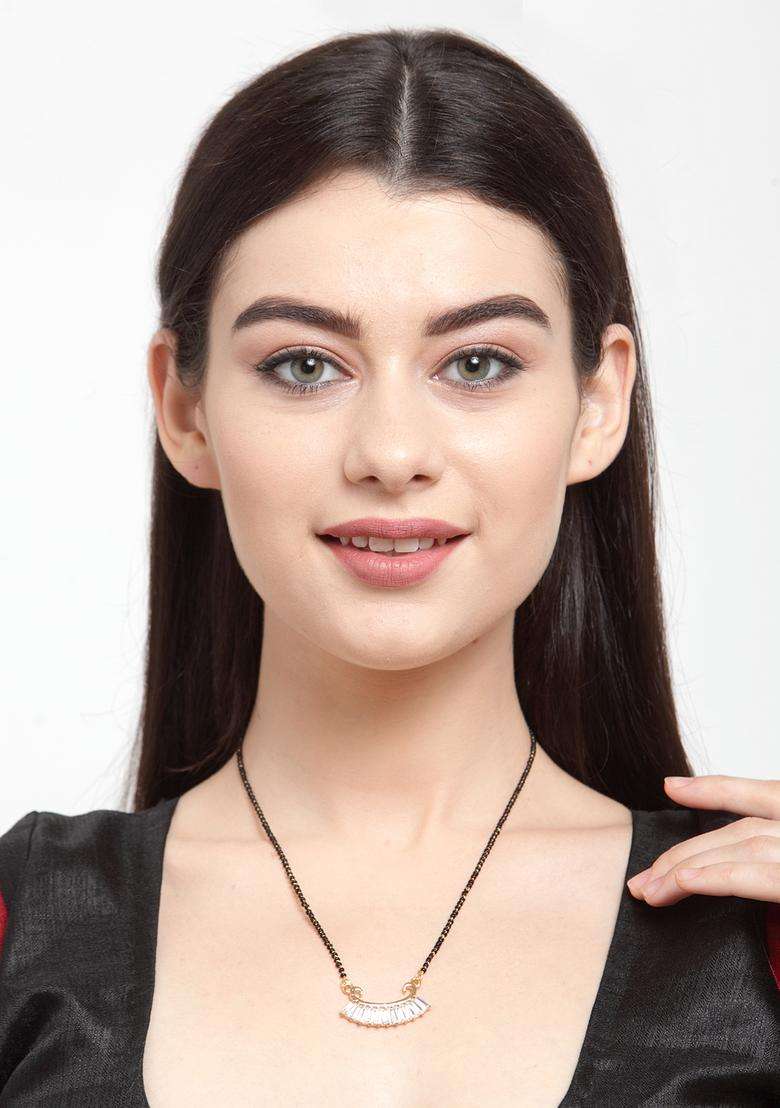 White Brass Mangalsutra - Indya