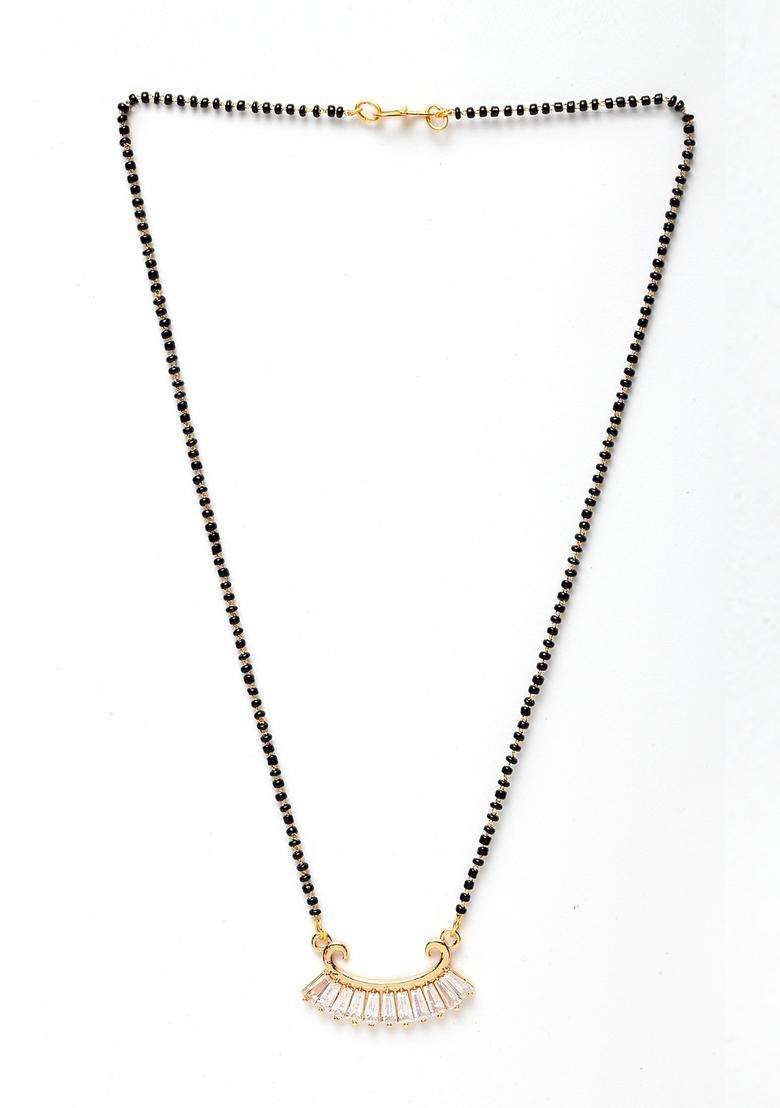 White Brass Mangalsutra - Indya