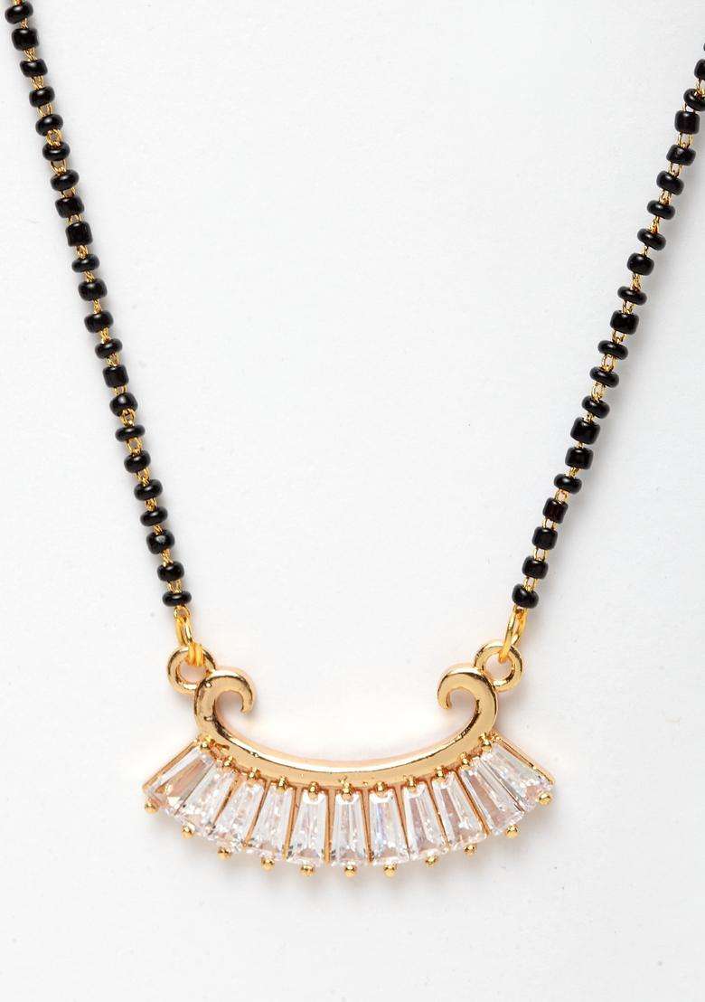 White Brass Mangalsutra - Indya