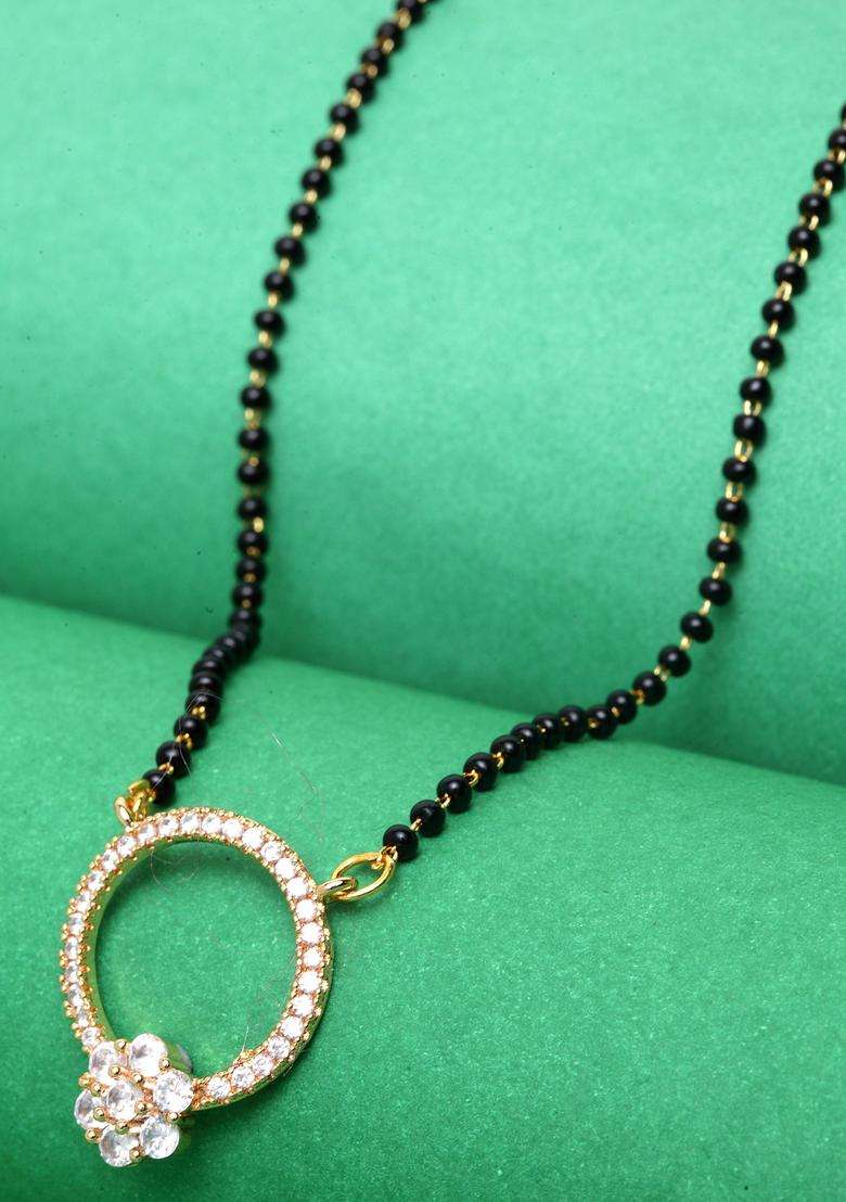 White Brass Mangalsutra - Indya
