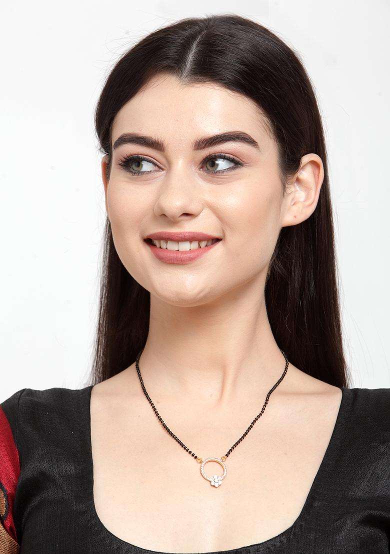 White Brass Mangalsutra - Indya