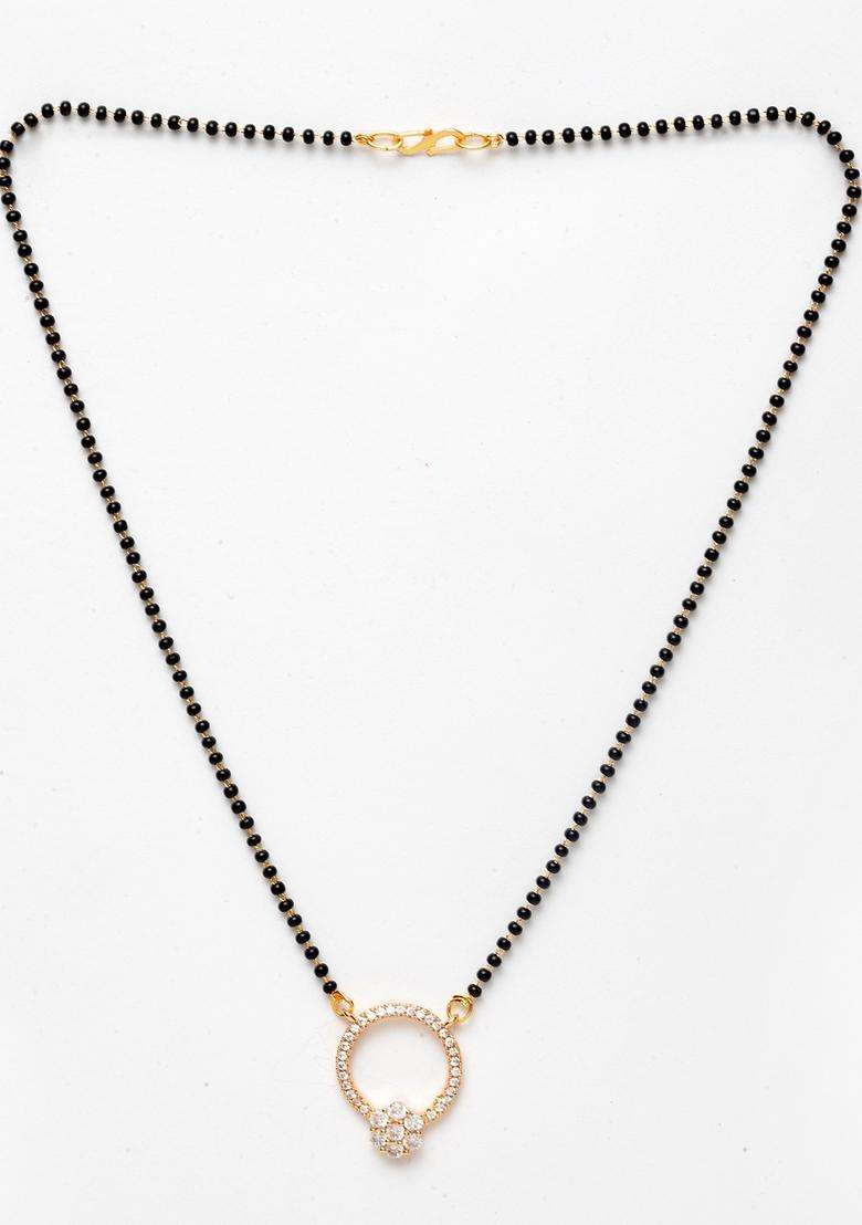 White Brass Mangalsutra - Indya