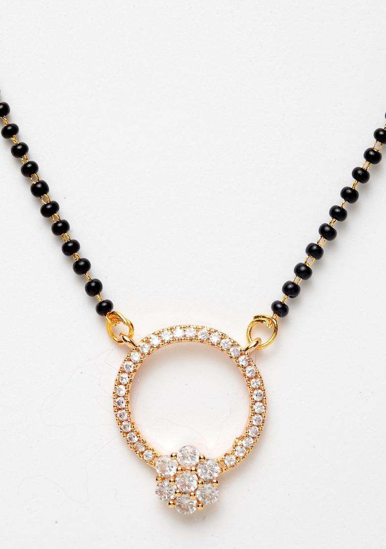 White Brass Mangalsutra - Indya