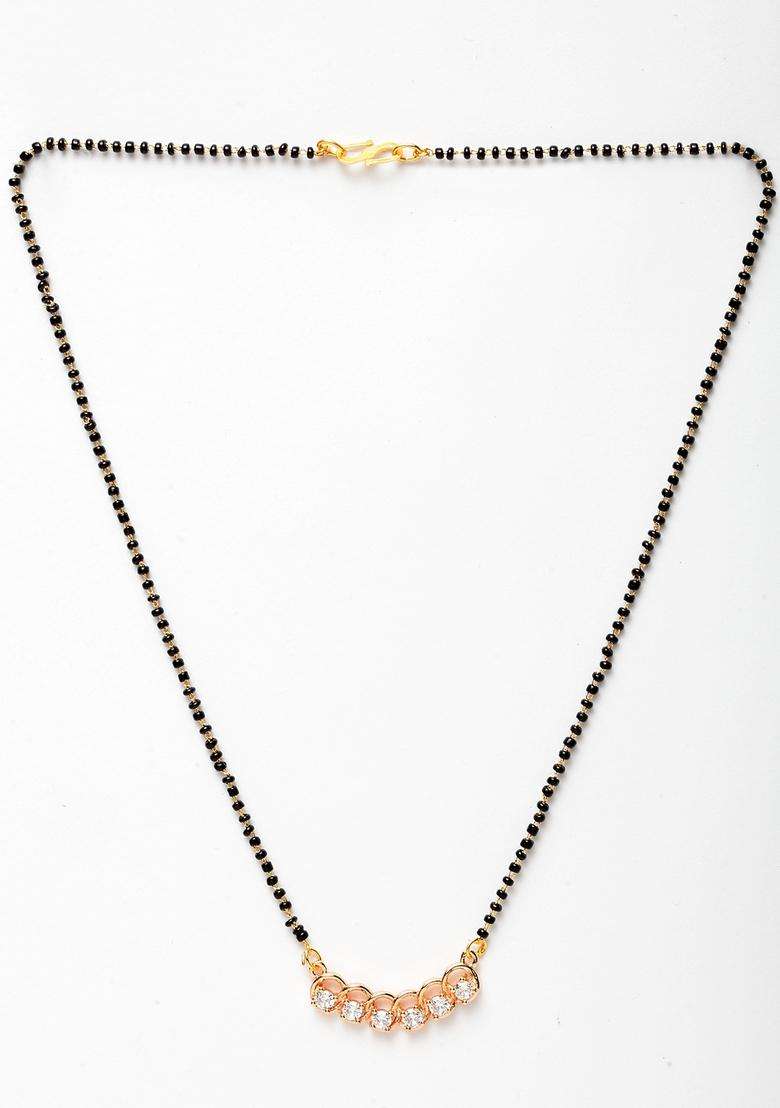 White Brass Mangalsutra - Indya