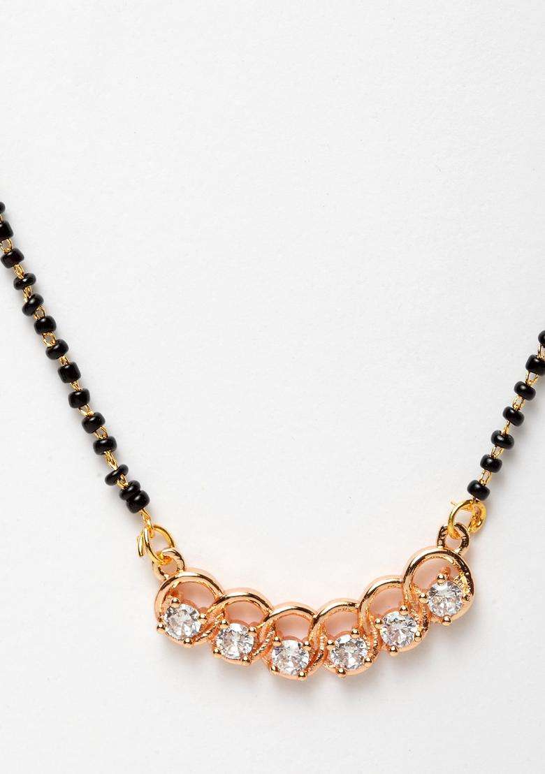 White Brass Mangalsutra - Indya