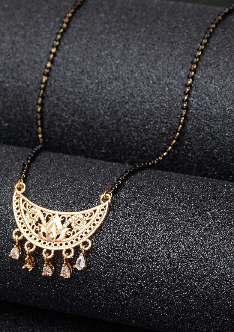 White Brass Mangalsutra - Indya