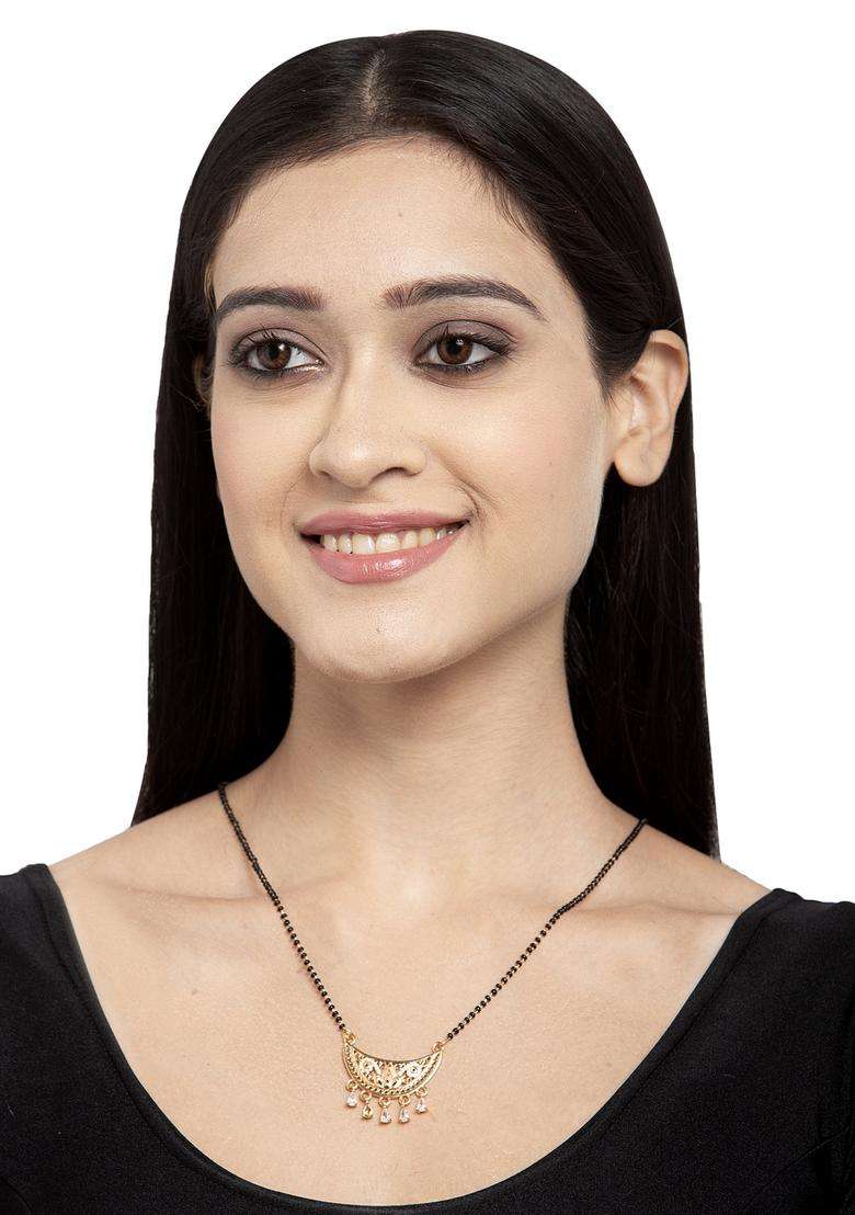 White Brass Mangalsutra - Indya