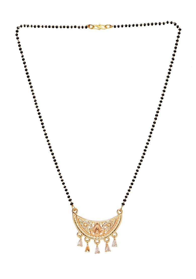 White Brass Mangalsutra - Indya