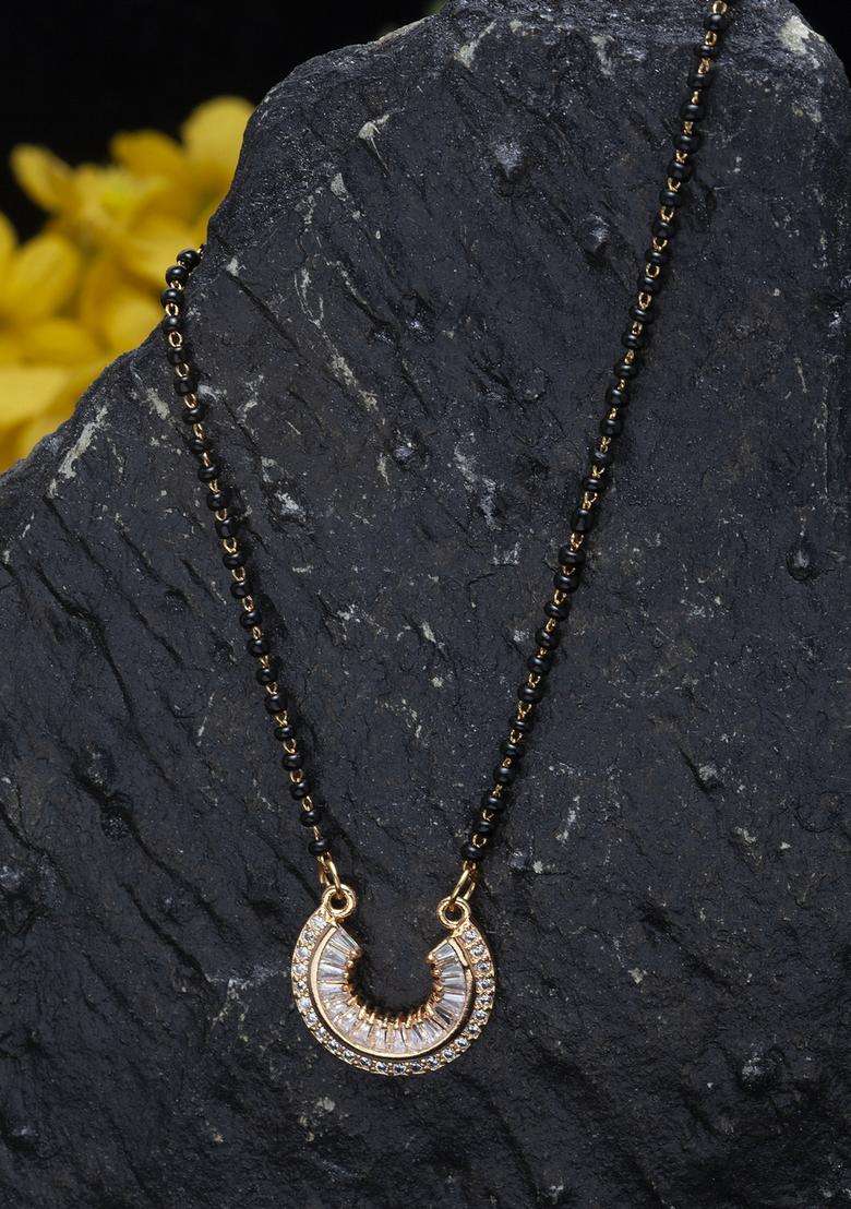 White Brass Mangalsutra - Indya