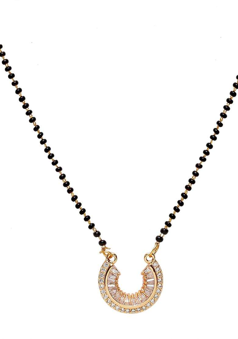 White Brass Mangalsutra - Indya