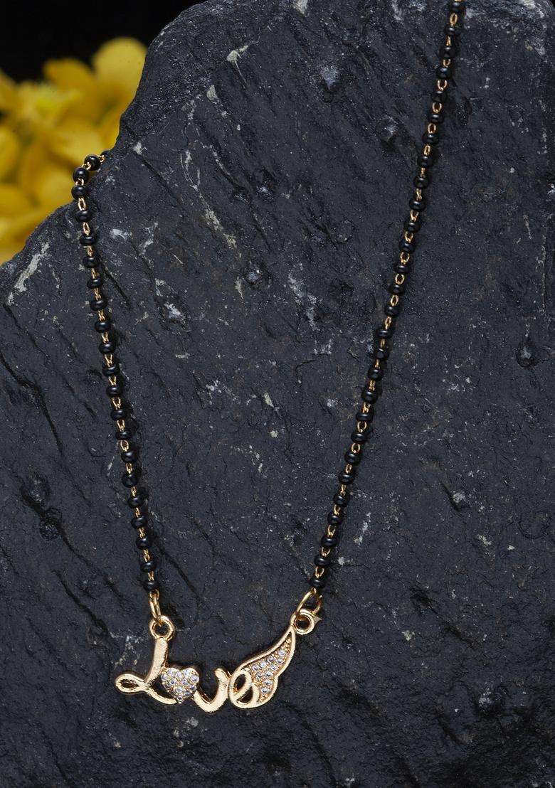 White Brass Mangalsutra - Indya