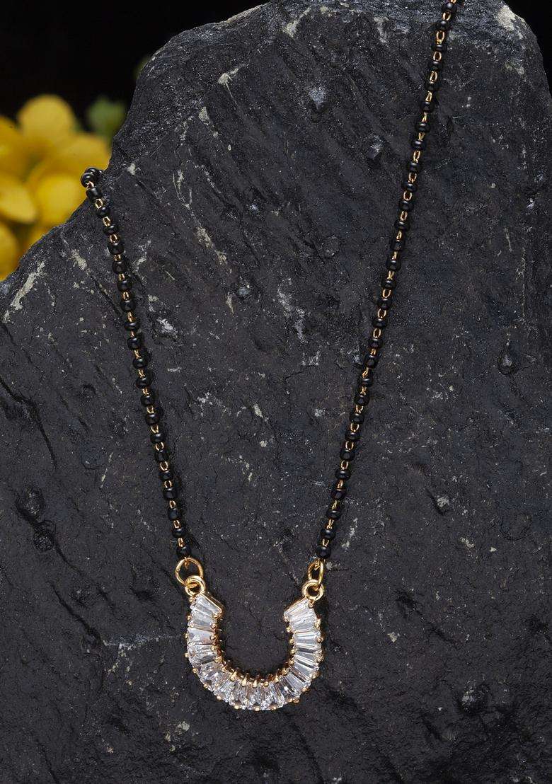 White Brass Mangalsutra - Indya