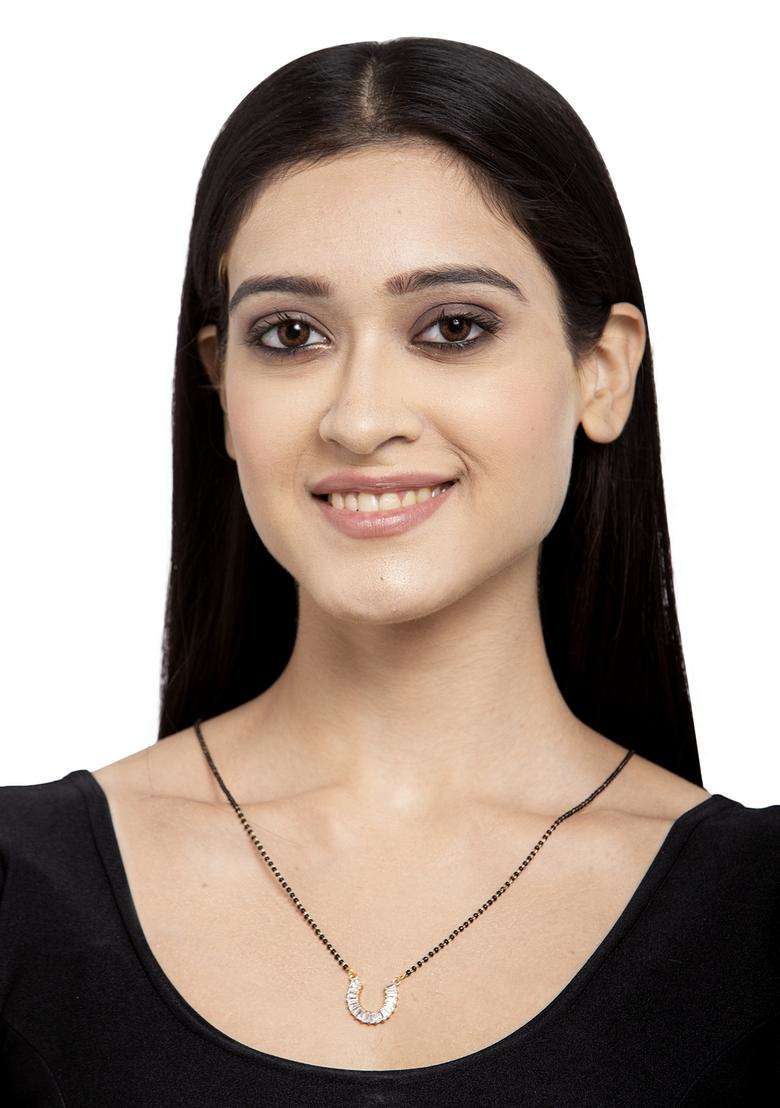 White Brass Mangalsutra - Indya