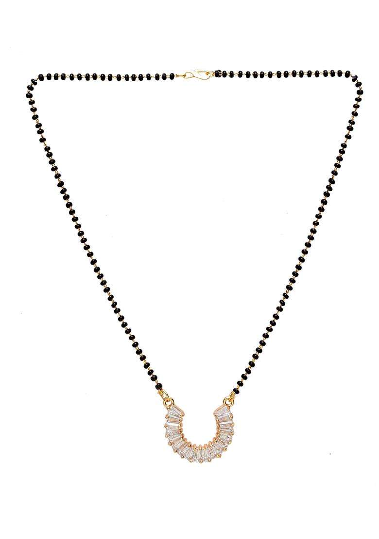 White Brass Mangalsutra - Indya