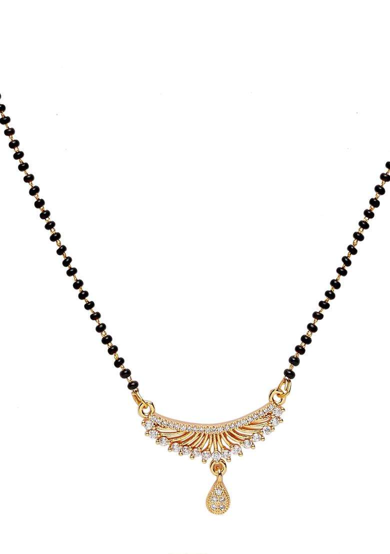 White Brass Mangalsutra - Indya